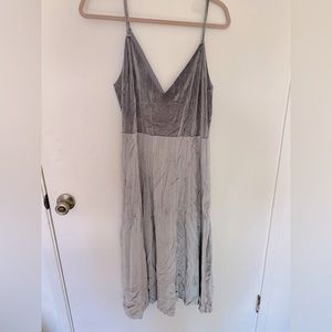 Silver Velvet Free Press Dress size M